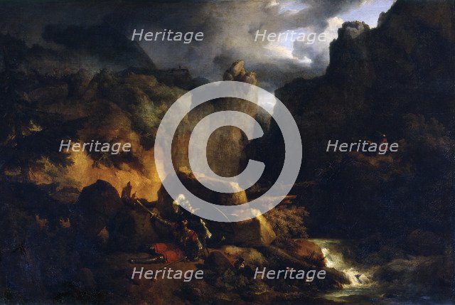 'Death of Roland', c1818. Artist: Achille Etna Michallon