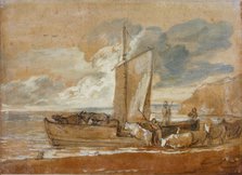 A Cattle Ferry, 1784-1788. Creator: Thomas Gainsborough.