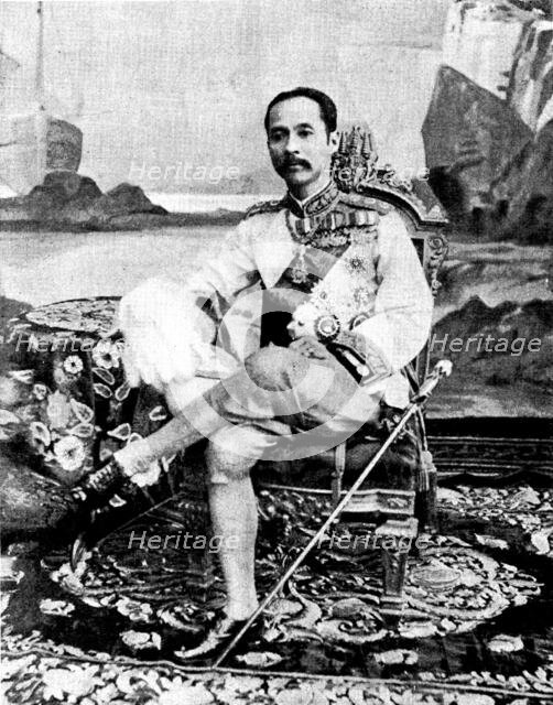 The King of Siam: Chulalongkorn I., 1895. Creator: Unknown.