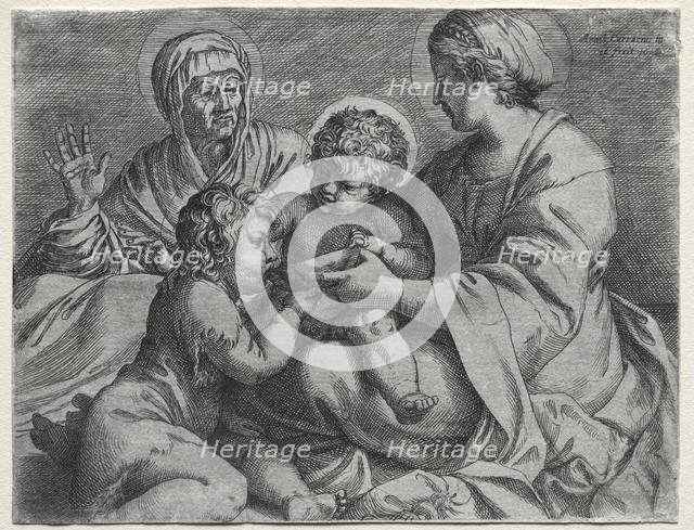 Madonna with the Bowl, 1606. Creator: Annibale Carracci (Italian, c. 1560-1609).