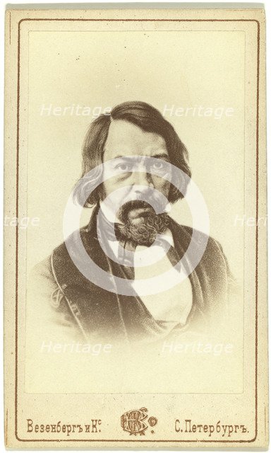 Portrait of the Poet Aleksey Khomyakov (1804-1860), 1850s.