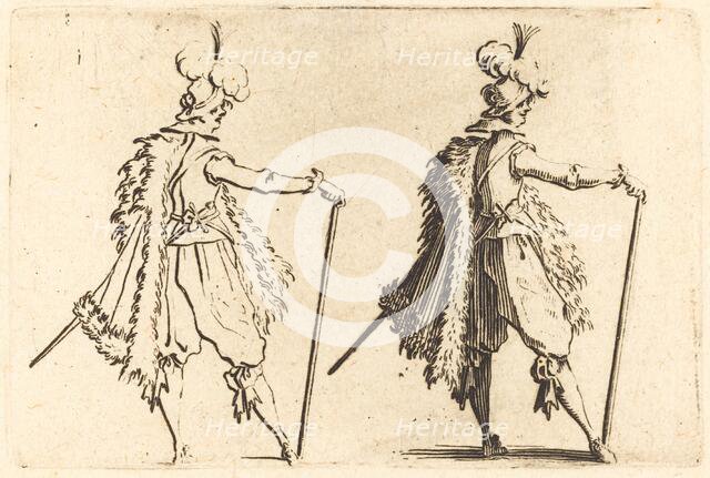 Gentleman with Cane, c. 1622. Creator: Jacques Callot.