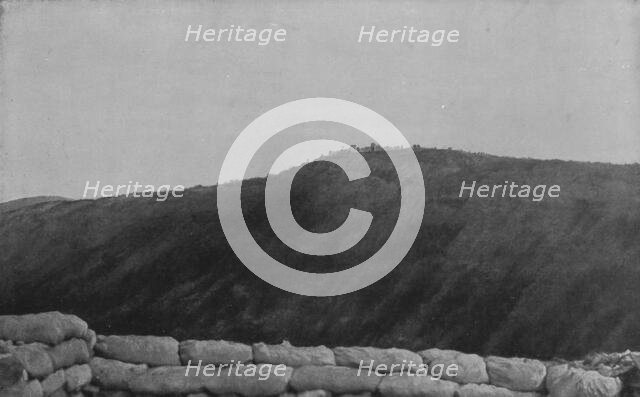 Italian Offensive of Isonzo; The western slopes of Monte Santo..., 1917. Creator: Unknown.