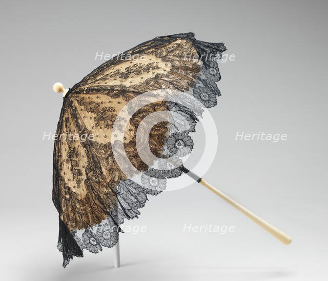 Parasol, French, 1860-69. Creator: Unknown.