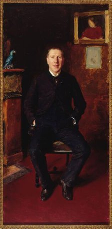 Portrait of Ernest Coquelin, dit Coquelin Cadet (1848-1909), member of the Comédie-Française, 1889. Creator: Unknown.