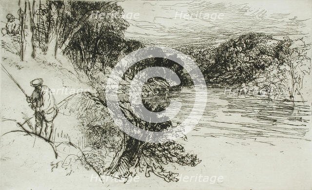 Pool Dornie, 1874. Creator: Francis Seymour Haden.