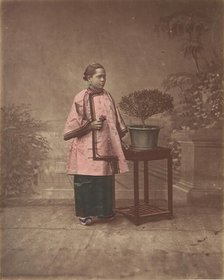 Fille de Shanghai, 1870s. Creator: Unknown.