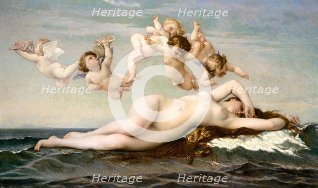 The Birth of Venus, 1875. Creator: Alexandre Cabanel.