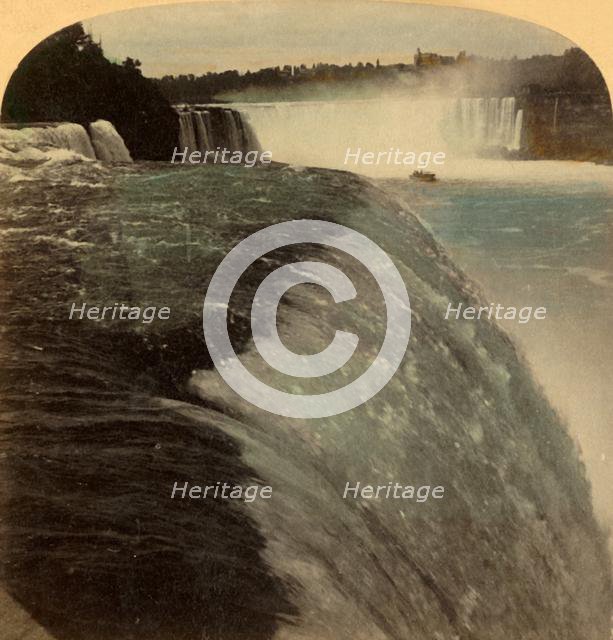 'Niagara Falls from Prospect Point, U.S.A.', 1894. Creator: Unknown.