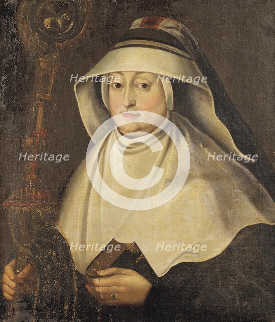 Krystyna Eufemia Radzivill (1598-1657), Abbess at the Benedictine convent in Nesviz. Creator: Unknown.