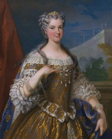 Portrait of Marie Leszczynska (1703-1768), Queen of France, 18th century. Creator: Anon.