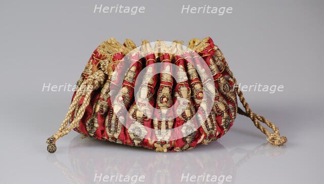 Gaming purse, French, late 17th century. Creator: Unknown.