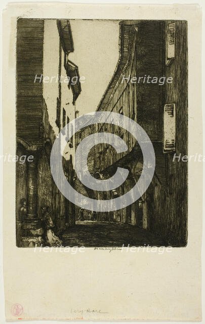 Via San Vitale, Bologna, 1904. Creator: Donald Shaw MacLaughlan.