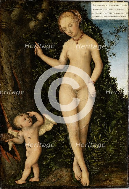 Venus with Cupid the Honey Thief, ca 1537.