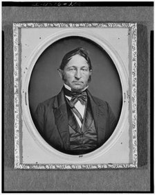 Mr. Miller, head-and-shoulders portrait, facing front, between 1840 and 1860. Creator: Unknown.