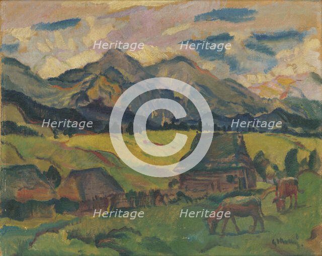 Motif from Zdiar, around 1929. Creator: Gustav Mally.