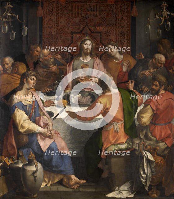 The Last Supper, 1589-1596. Creator: Ambrosius Francken I.