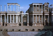 The Roman Theatre at Merida. Artist: Unknown