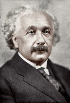 Albert Einstein, German-Swiss mathematician and theoretical physicist, c1930s. Artist: Unknown