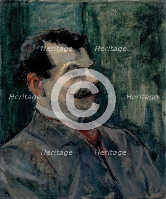Portrait of André Rivoire (1872-1930). Artist: Toulouse-Lautrec, Henri, de (1864-1901)