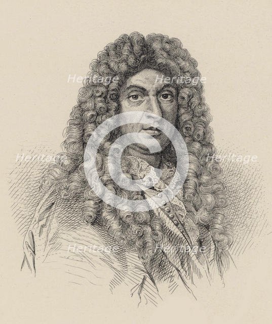 Portrait of the composer Jean-Baptiste Lully (1632-1687). Creator: Anonymous.