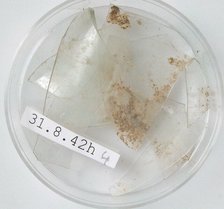 Glass Fragments, Coptic, 4th century. Creator: Unknown.