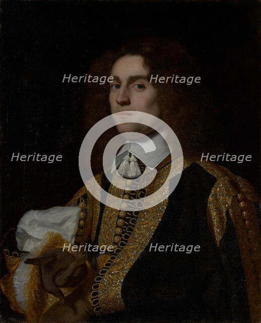 Portrait of a Young Man in Military Costume, 1650. Creator: Bartholomeus van der Helst.