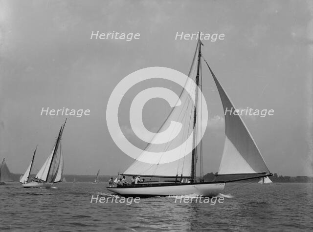 Fidelio and Hussar, 1898 July 4. Creator: John S Johnston.