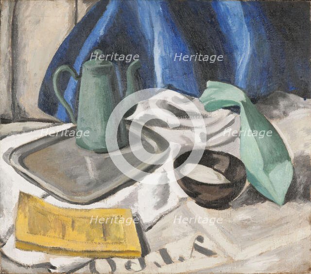 Still Life , 1915. Creator: Rozanova, Olga Vladimirovna (1886-1918).