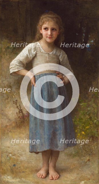 The Mischievous One, 1899. Creator: William-Adolphe Bouguereau.