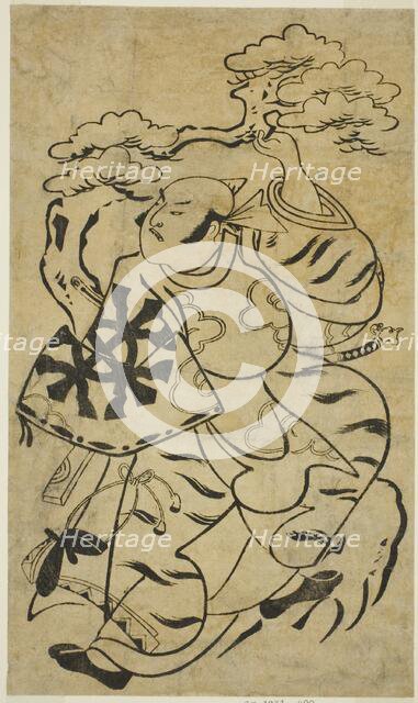 The Actor Nakamura Denkuro I, c. 1700. Creator: Torii Kiyonobu I.