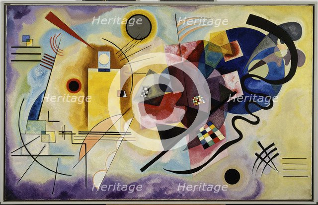 Yellow, Red, Blue, 1925.