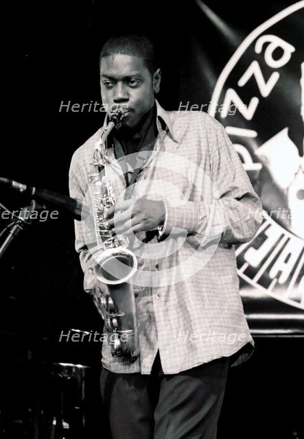 Soweto Kinch, Royal Festival Hall Foyer, London, 2002. Artist: Brian O'Connor