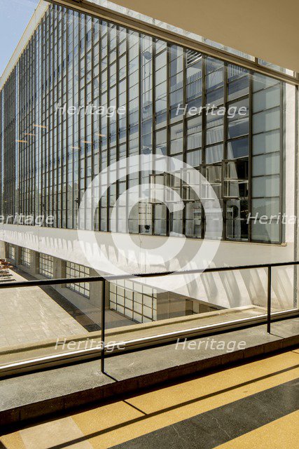 The Bauhaus building, Dessau, Germany, 2018.  Artist: Alan John Ainsworth.