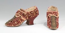 Shoes, British, 1732-59. Creator: Unknown.