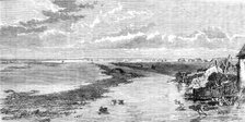 The Flood in the Fens: view from Islington Bridge, 1862. Creator: Unknown.