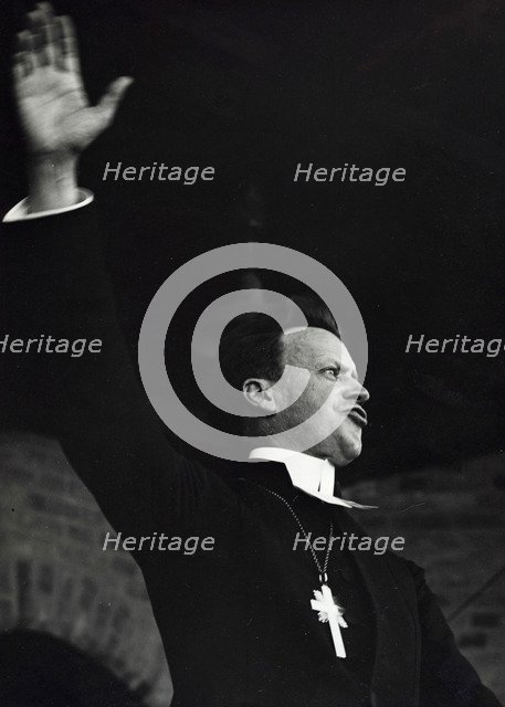 Erling Eidem, Swedish clergyman and theologian, 20th century. Artist: Karl Sandels