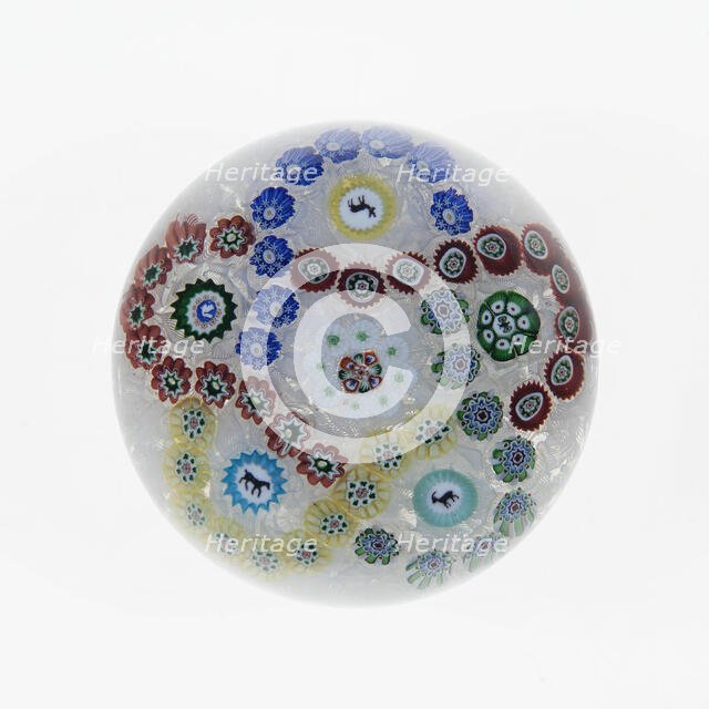 Paperweight, Lunéville, 19th century. Creator: Baccarat Glasshouse.