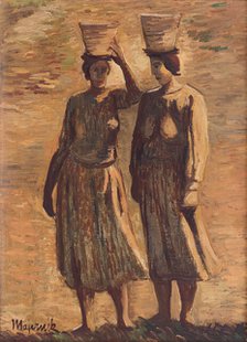 Water Bearers, around 1940. Creator: Cyprian Majernik.
