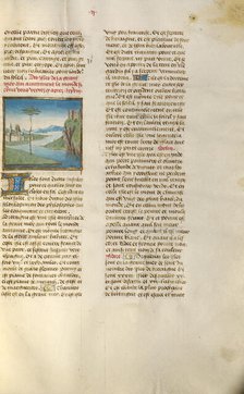 A River Landscape; Miroir Historial, about 1475. Creator: Unknown.