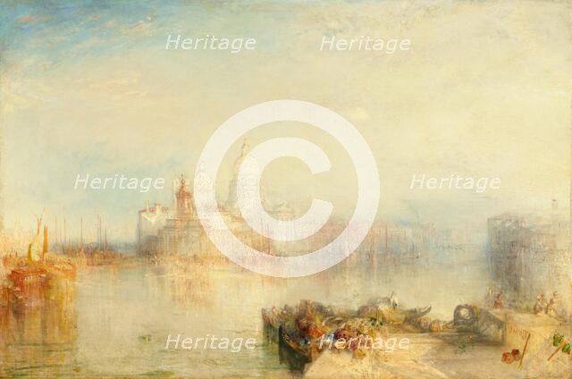 The Dogana and Santa Maria della Salute, Venice, 1843. Creator: JMW Turner.