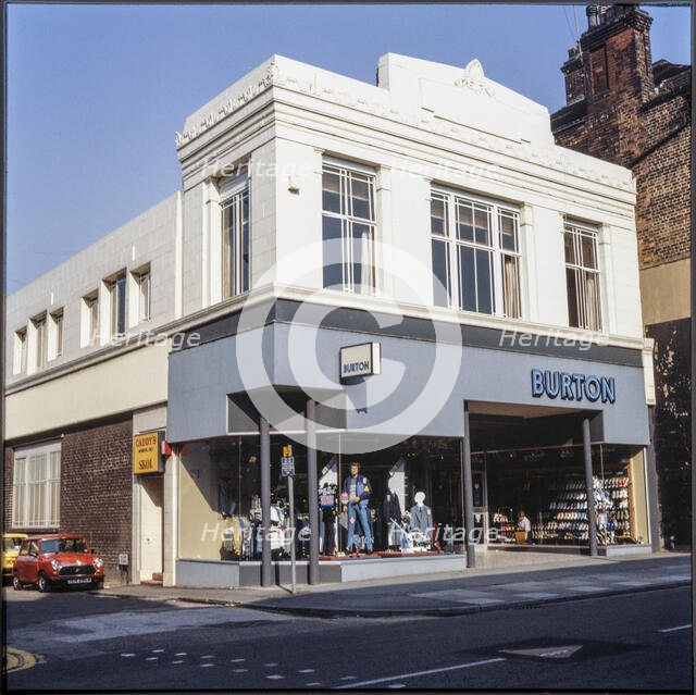 Burton, 27-29 Market Street, Longton, Stoke-on-Trent, 1980s-1990s. Creator: Nicholas Anthony John Philpot.