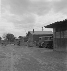 Slums of East El Centro, California, 1937. Creator: Dorothea Lange.