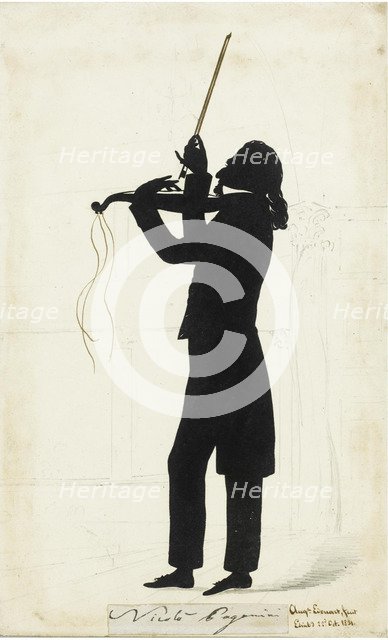Portrait of Niccolò Paganini (1782-1840).