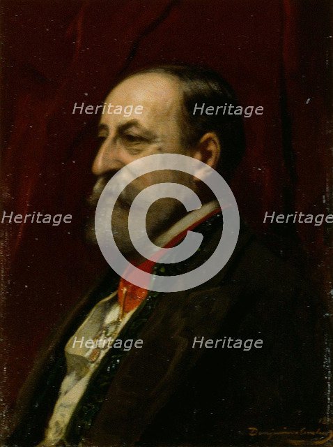 Portrait of the composer Camille Saint-Saëns (1835-1921).