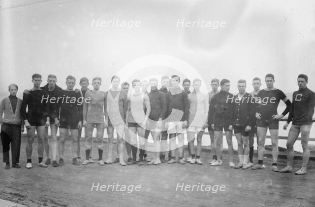 Candidates for Columbia crew, between c1910 and c1915. Creator: Bain News Service.