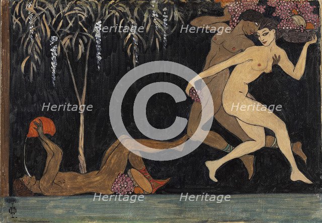 Bacchanal Scene, 1914. Artist: Feofilaktov, Nikolai Petrovich (1878-1941)