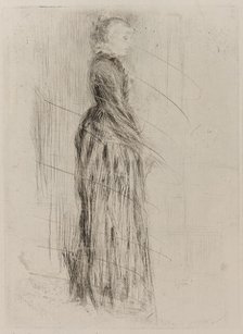 The Little Velvet Dress, 1873. Creator: James Abbott McNeill Whistler.