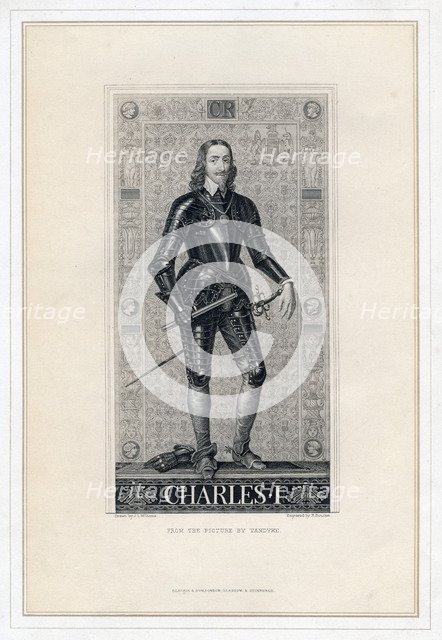 Charles I of England, (19th century).Artist: H Bourne