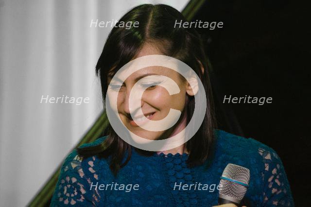 Georgia Mancio, Watermill Jazz Club, Dorking, Surrey, UK, 14 May 2019. Creator: Brian O'Connor.